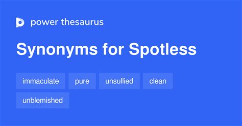 spotless meaning|spotless synonym.